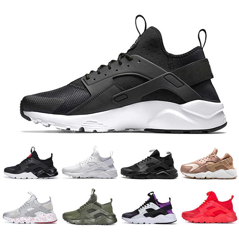 

Summer huarache IV 4.0 1.0 mens running shoes triple black white red silver huaraches breathable men trainers women sports sneakers 36-45, Color#6