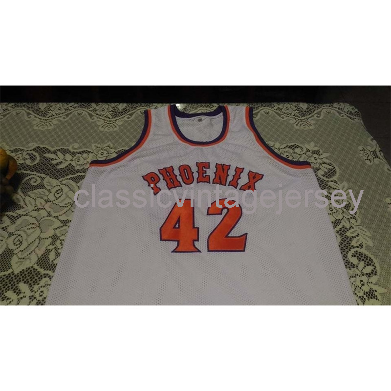 

Stitched Custom CONNIE HAWKINS HOME CLASSICS BASKETBALL JERSEY Ncaa Men Basketball Jerseys, White
