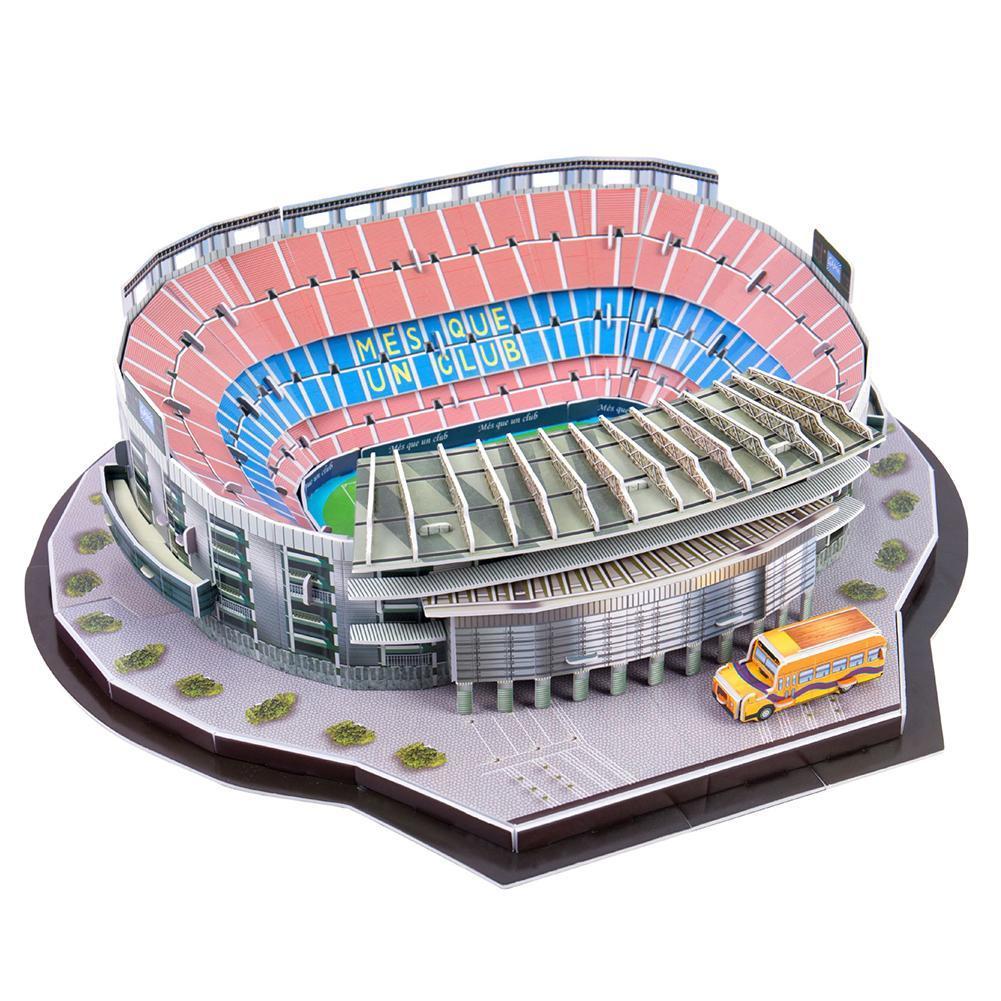 

Children Funny Football Soccer Stadium Model 3D Jigsaw Puzzle Game DIY Toy Kids Educational Toys for Children Gift L0311