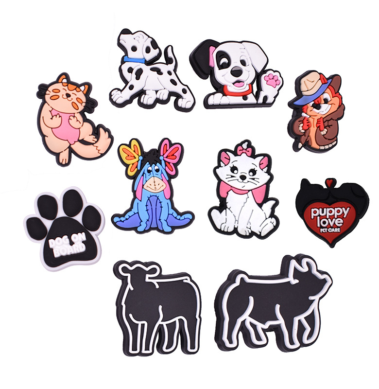 

Pvc Animals Shoe Decoration Charm Buckle Accessories Jibitz for Croc Charms Clog Buttons Pins