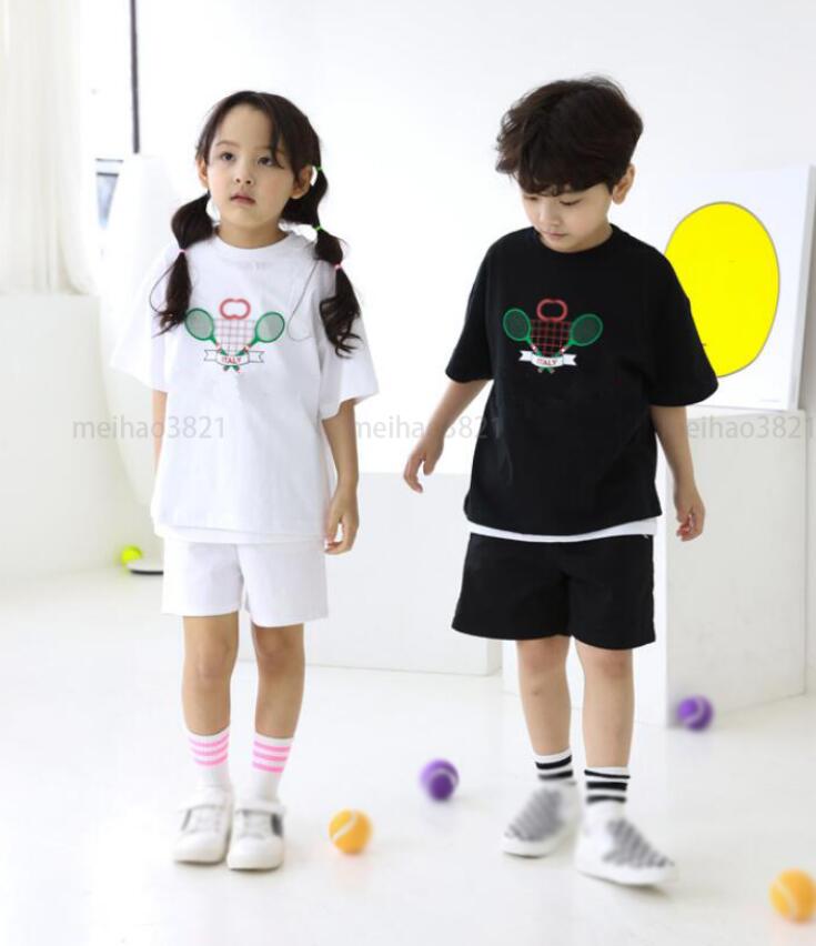 

Kids T shirts Summer Baby Boys Girls letter printing Shirt Designer Casual Print Fashion Tee Top, Blue