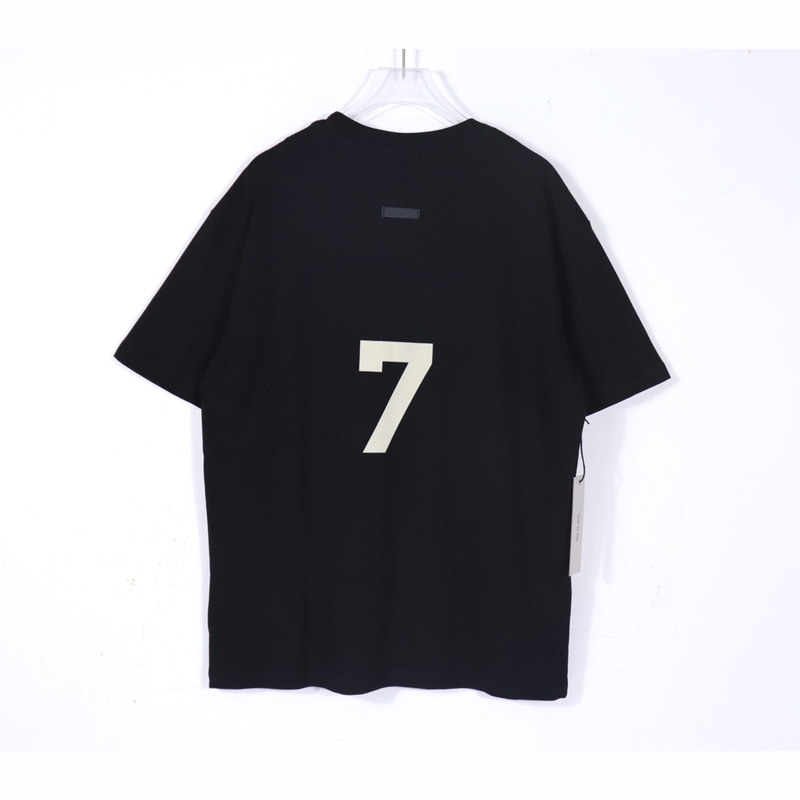 

21ss Spring Summer American t shirt Tee Skateboard Men Women High Street Flocking fashion Cotton Tshirt, Navy blue