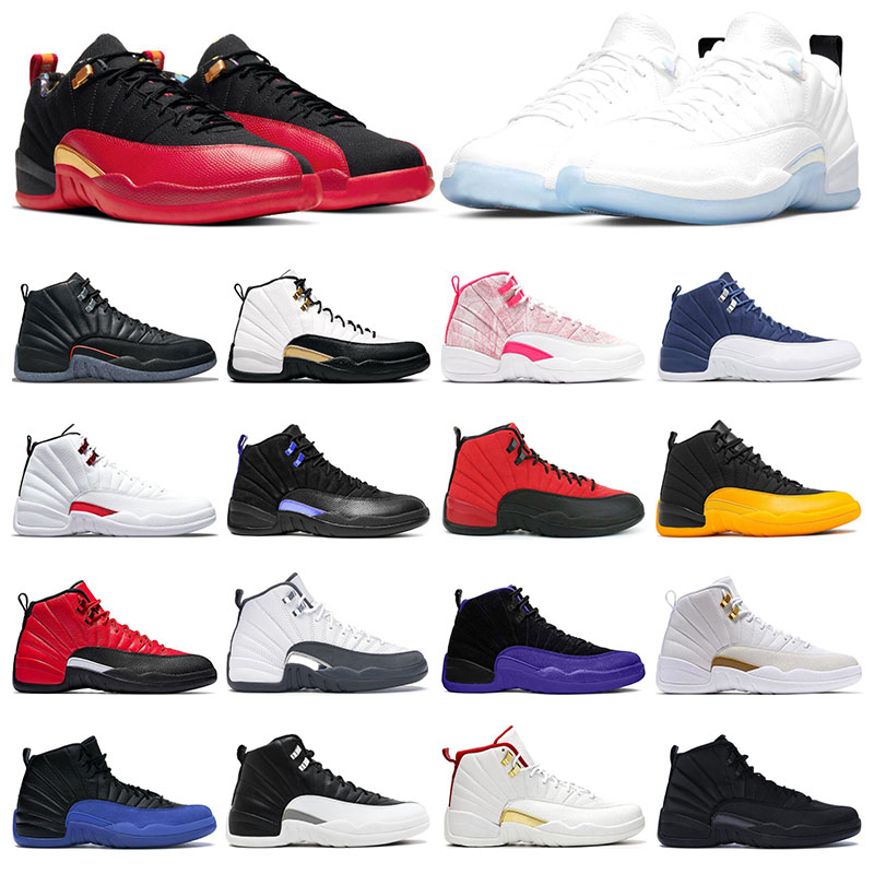 

12 Men basketball shoes 12s Lagoon Pulse Super Bowl Twist Royalty Utility Dark Concord Indigo Game Royal University Gold women Sneakers, 16 gamma bule