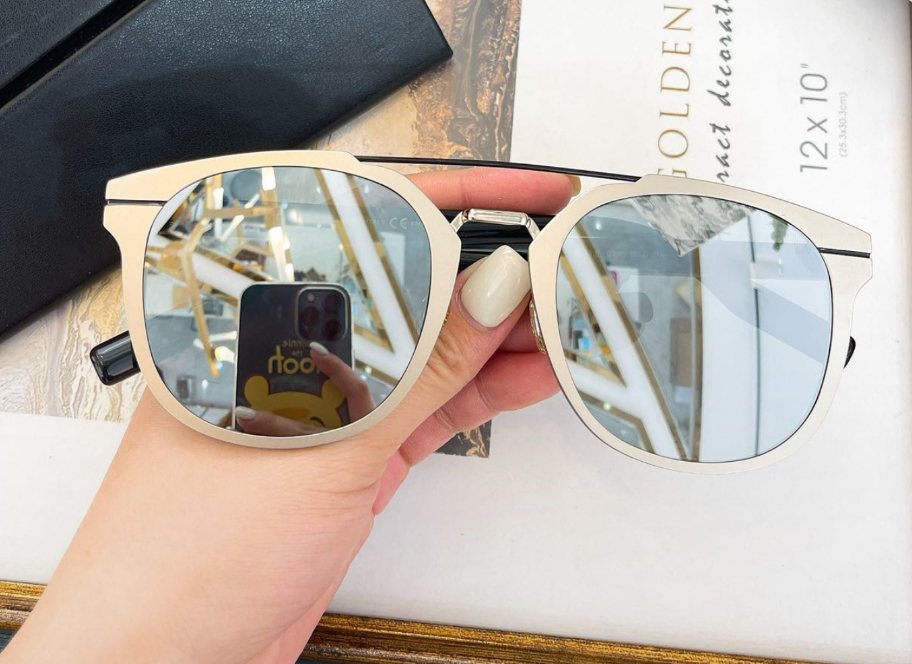 

13 Pilot Sunglasses Matte Silver / Grey Silver Mirror Lens Sunnies Fashion Sunglasses for men Sonnenbrille gafa de sol UV400 Protection Eyewear With Case