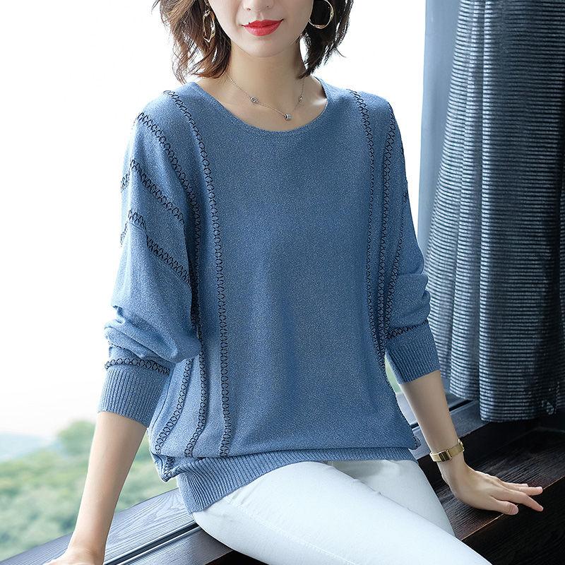 

Leisure Trend Knitted Women's O-neck Sweater Pullover Spring And Autumn Basic Ladies Slim Fit C5 Sweaters, Heise