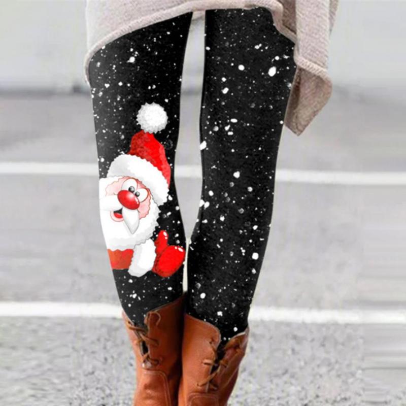 

Women's Pants & Capris Women Leggings High Stretch Coldproof Casual Trousers, Black;white
