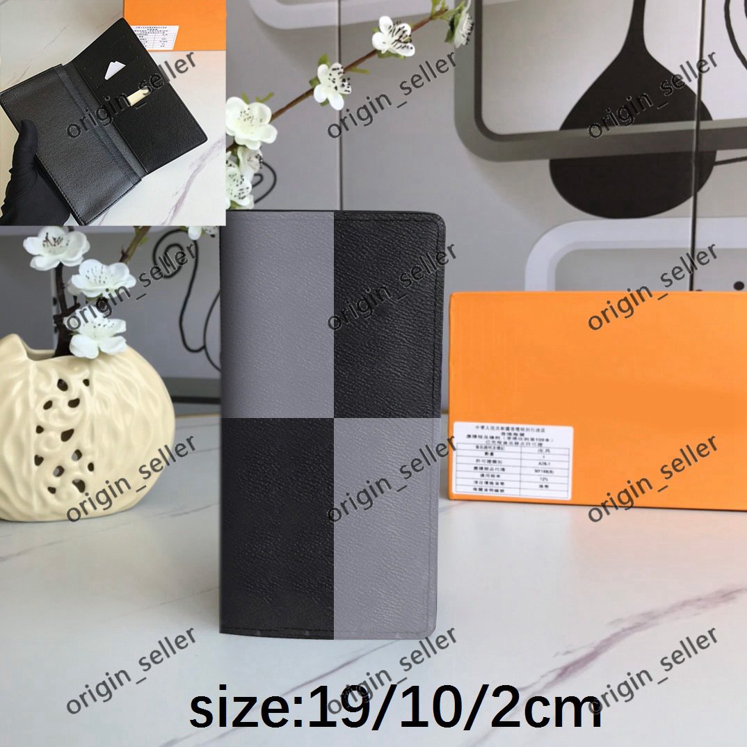 

Wallet Wallets men women long no zipper 6 colors 2021 Plain hotsale Open flower classic pattern fashion casual unisex functional whosale colorful black brown, Lb100 19/10/2cm