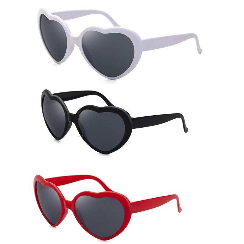 

Fashion Sunglasses Frames Love Heart Shape Shaped Effects At Night Eye Glasses Change Lights Diffraction Eyeglasses