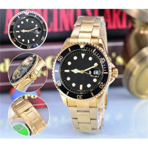 

Black wist relogio Luxury masculino fashion mens watches Dial With Calendar Bracklet Folding Clasp Master quartz Men watch PVRK, Slivery;brown