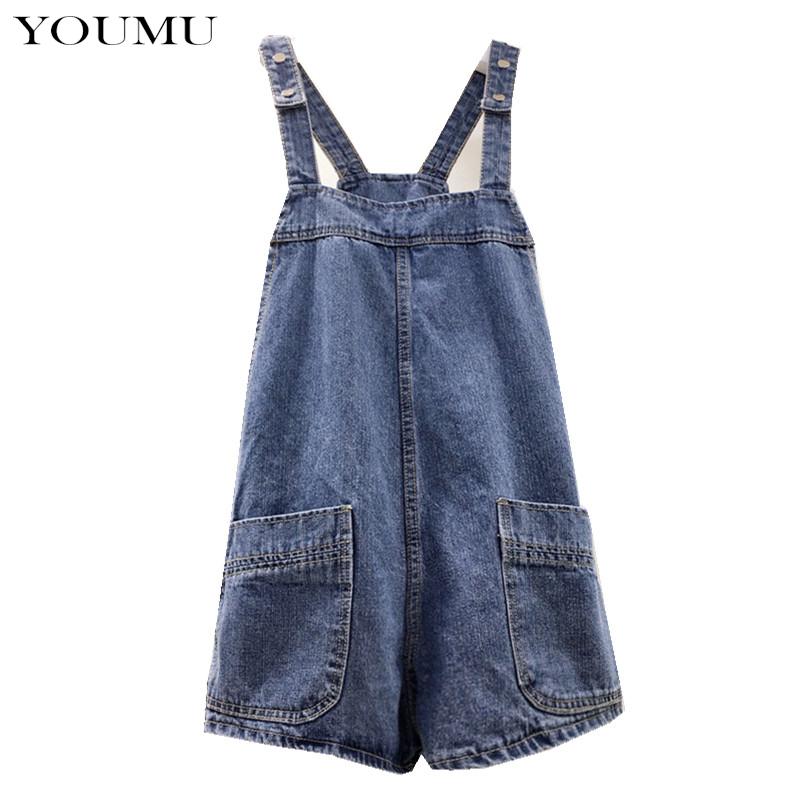 

Women' Shorts Women Cotton Jeans Loose 8 Colors Solid High Waist Streetwear Pockets Wide Leg Overalls Denim Summer 200-A959, Beige