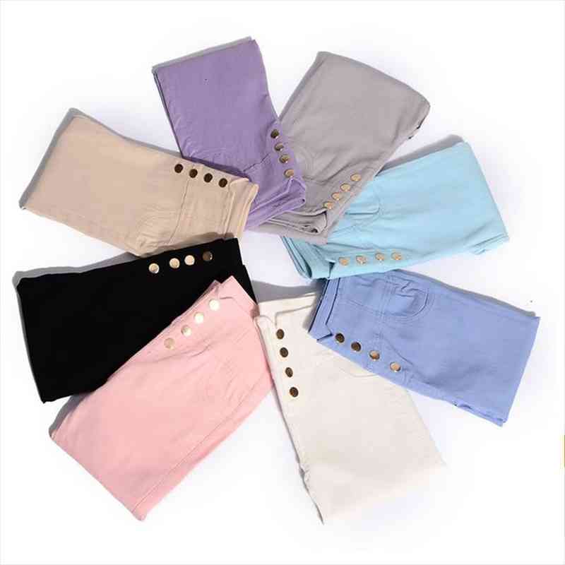 

plus size 5xl skinny pencil pants for women candy colors spring summer high waist trousers fashion casual stretch leggings, Black;white