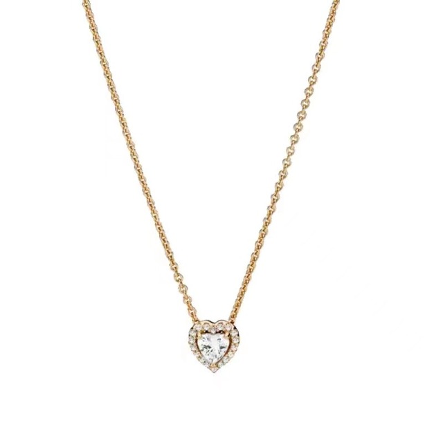 

NEW 2021100% 925 Sterling Silver 359520C01 Necklace Fashion luxury And Charming Fit DIY Women Original Jewelry Gift