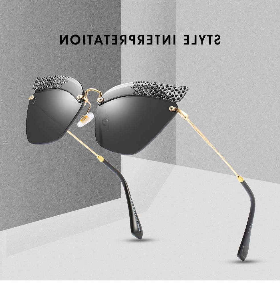 

Highend accessories Beach sun glass butterfly sunglass, Black