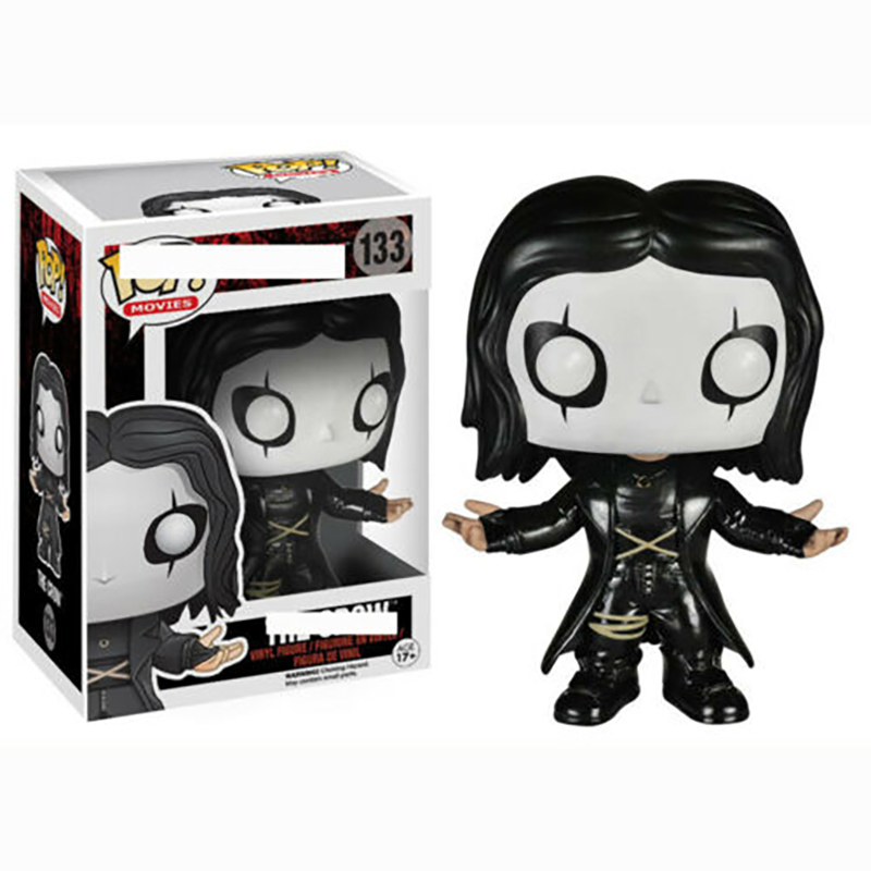 

10cm 0.15kg Funko Pop Figure Movies Series The Crow Eric Draven Doll New japan Decoration Hand Toy Perfect Gift For Christmas