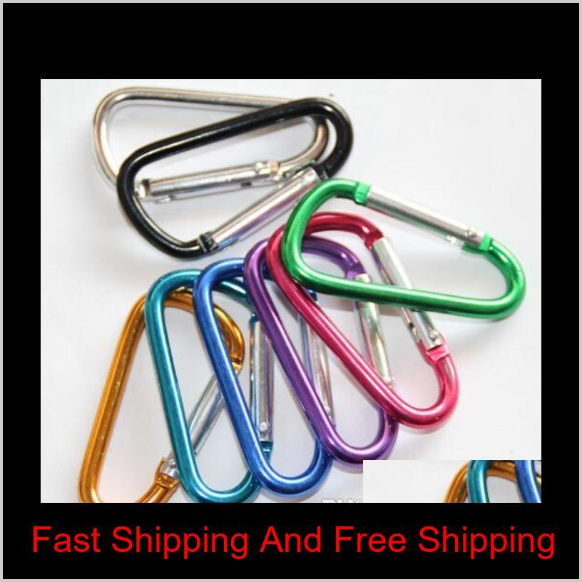 

Carabiners Climbing Sports & Outdoorscarabiner Ring Keyrings Key Chains Outdoor Sport Camp Snap Clip Hook Keychain Aluminum Convenient Hikin