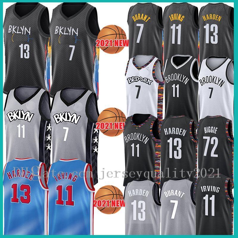 

Basketball Kyrie #11 Bklyn Irving Kevin 7 Durant James 13 Harden Jersey 72 Biggie Small Spencer Joe 12 Harris Blake 2 Griffin Jeff 8 Green, Black;red