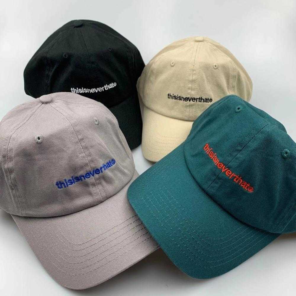 

Thisisneverthat Baseball Cap Dad Hat Snapback Designer Ball Trucker Cap Women Men Hip Hop Harajuku Adjustable Golf Outdoor Visor Q0911, Black