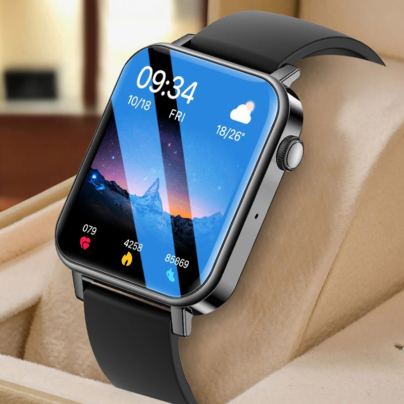 

Smart Watch Full Touch 1.69inch Bluetooth Call Heart Rate Monitor Fitness Bracelet Clock Menstrual Period Reminder Smartwatch Women Men PK Watch Series 7 IWO 13 Pro