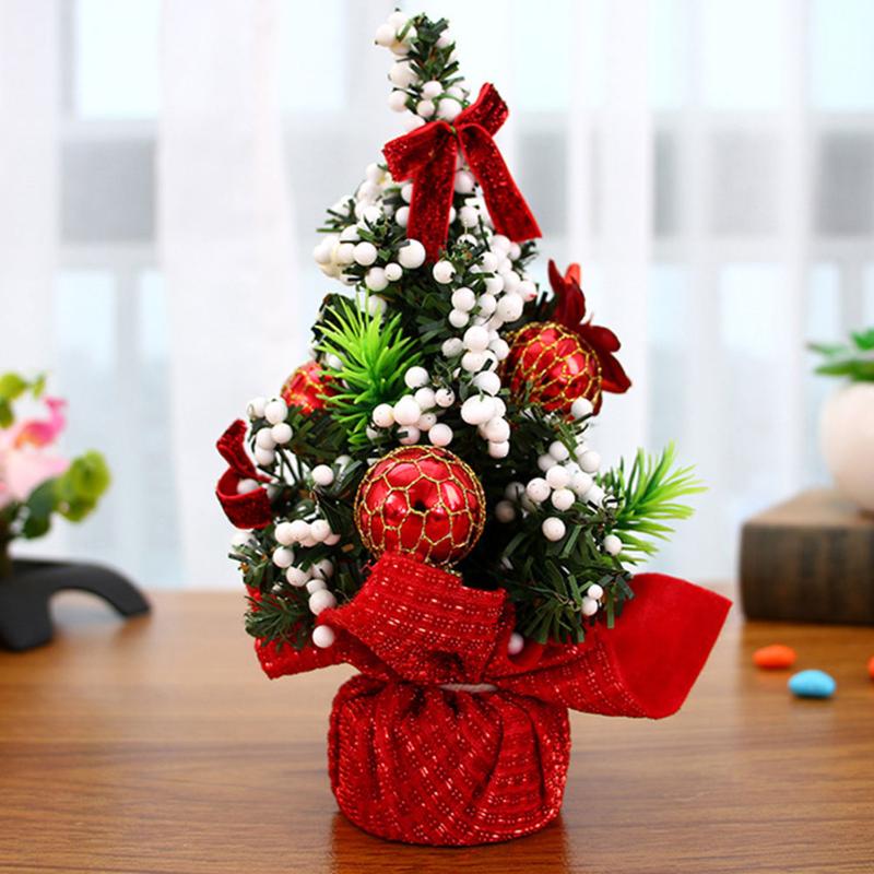 

Christmas Decorations Mini 20cm Trees Ornament Decoration Gift Table Decor