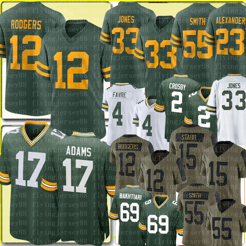 

12 Aaron Rodgers Jones 17 Davante Adams Jersey 55 Za'Darius Smith 23 Jaire Alexander Football Jerseys David Bakhtiari Bart Starr Mason Crosby Reggie White Brett Favre, Youth /s-xl {b z g}