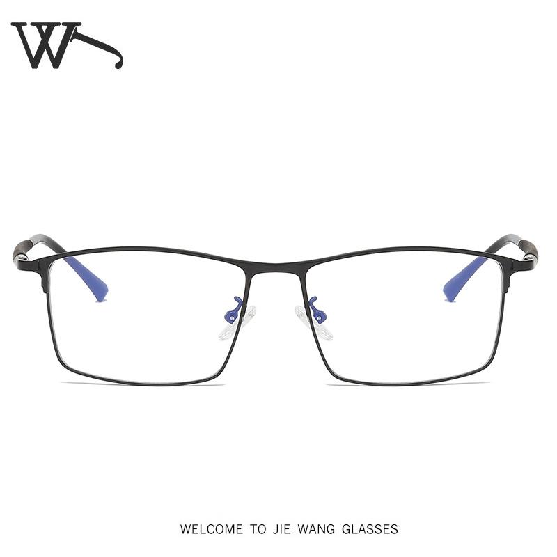 

Fashion Sunglasses Frames Retro Literary Metal Square Frame Plain Glass Clear Transparent Optical Glasses Eyewear Eyeglasses Female Male