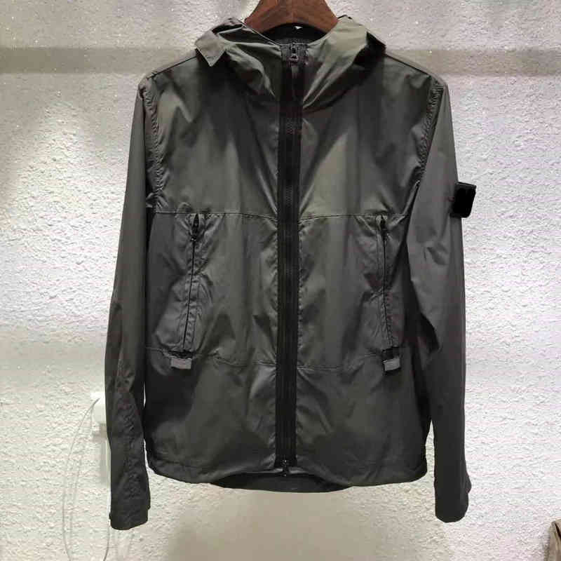 2022 Fashion Brand Hommes Collier Collier Col Fermeture à glissière Patchwork ets Pierre Sports Sports Spray Jogger Ile Casual Island Coat Taille
