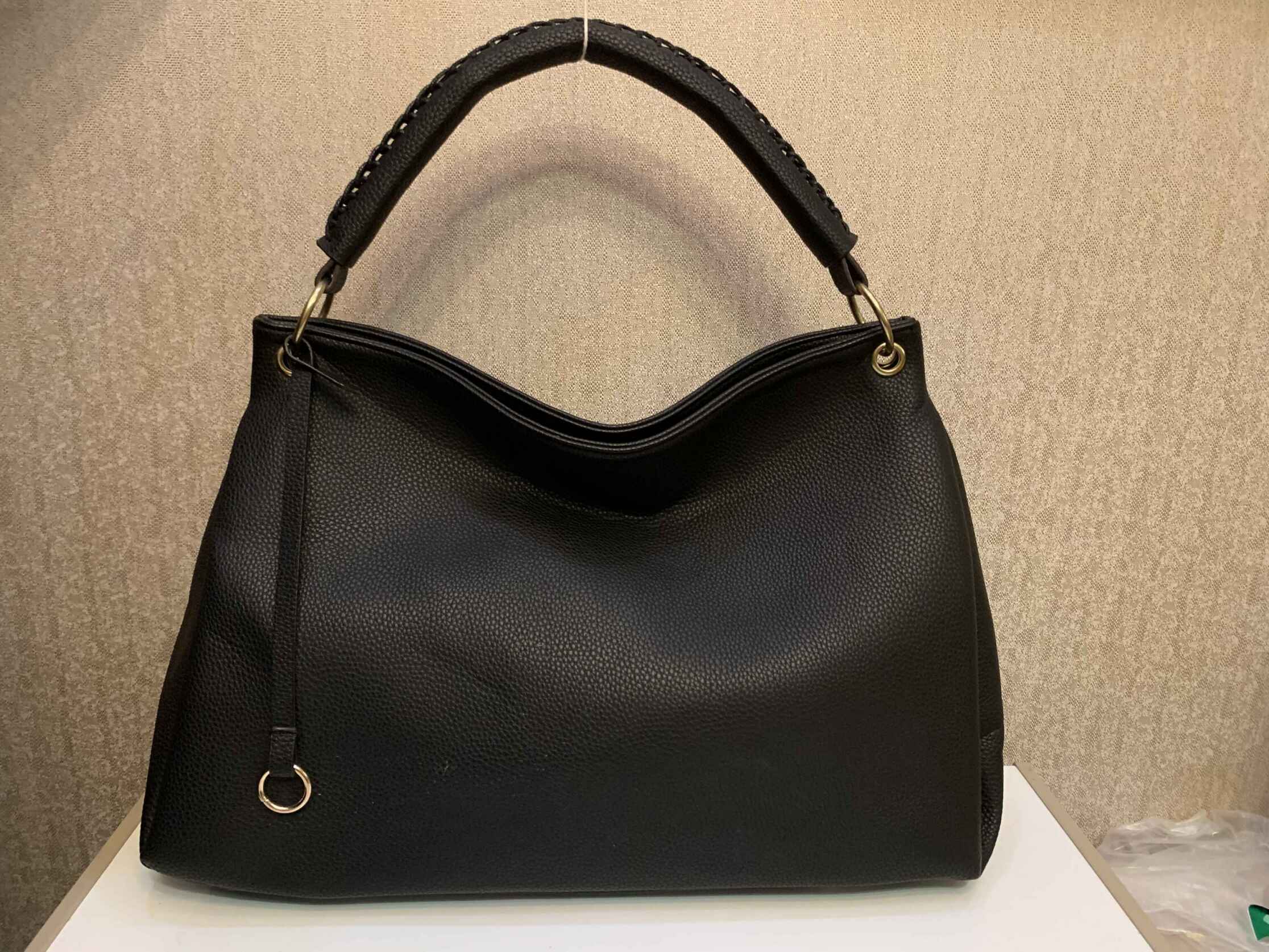 

Top Quality Vintage Embossing Flowers Bag M40249 Women Leather Artsy Shopping Handbag Tote Purse Shoulder Bags Handbags Designers, Deep brown