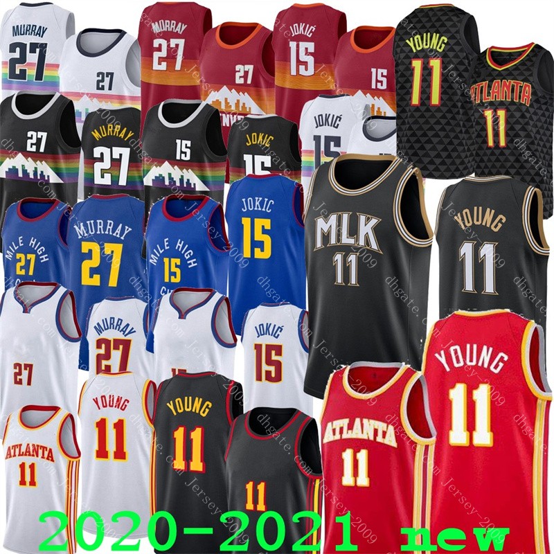 

2021 Trae 11 Young Jersey Nikola 15 Basketball Jokic Jersey Jamal 27 Murray Jerseys 2021 CityEditionJerseys, As