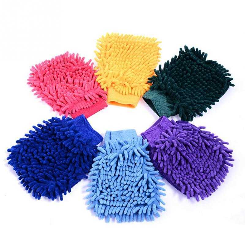 

Double Sided Car Motorcycle Wash Gloves Vehicle Auto Cleaning Mitt Glove Equipment Car Detailing Cloths Home Duster New Arrive Car
