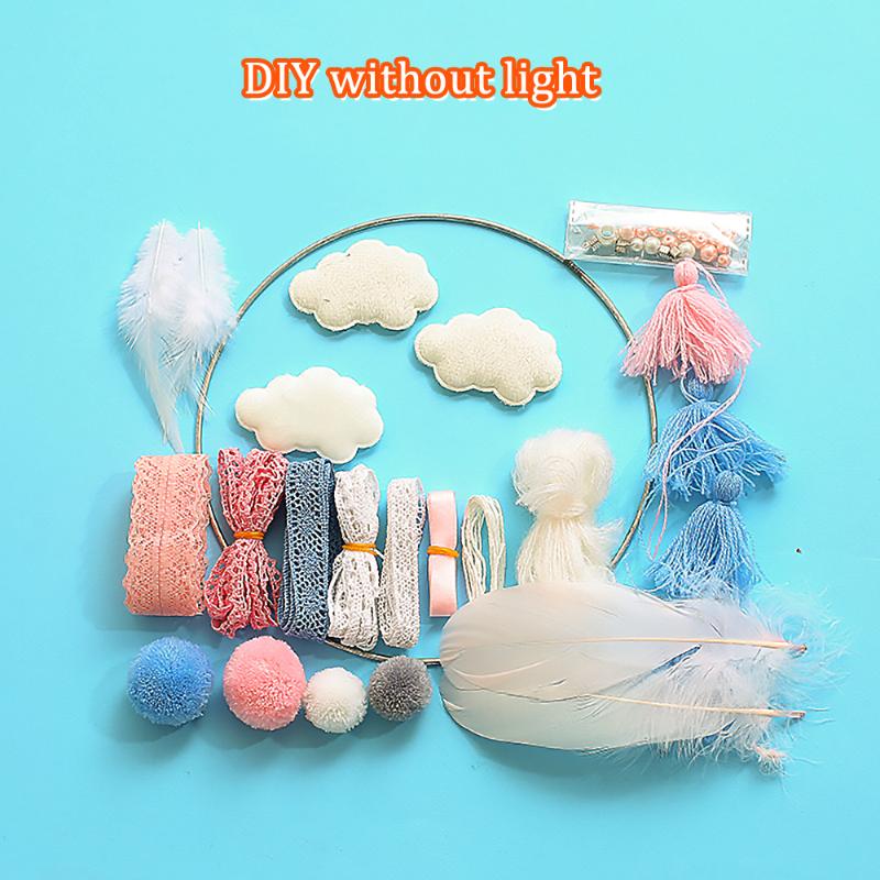

Art DIY Dream Catcher Kit Gift Decoration Wall Accessory Coloful Crochet Hanging Pendants Dreamcatcher Home Decorations Unique Decorative Ob