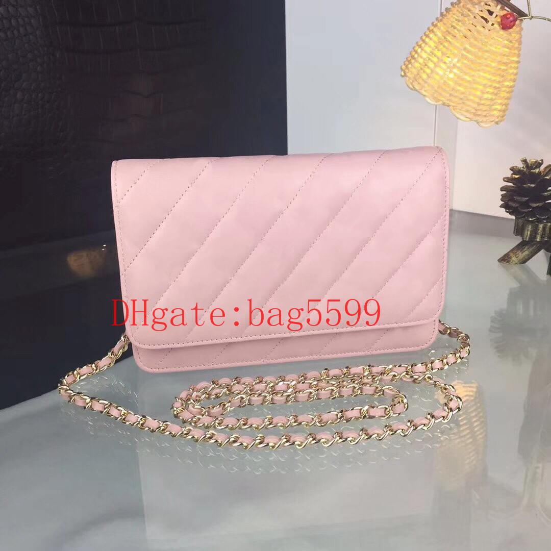 

Fashion Women Shoulder Bag Luxury Quality Leather Ladies Chain Messenger Crossbody Girl Diamond Lattice Small quare Mobile Phone Bags, Box