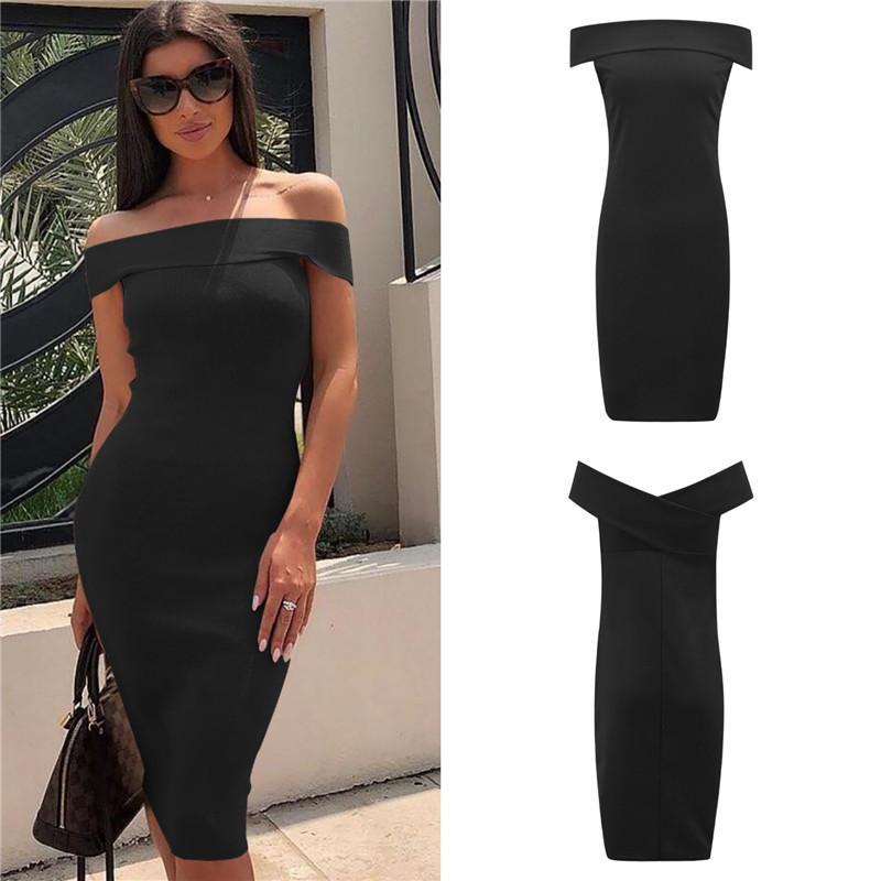 

Casual Dresses Fashion Slash Neck Backless Panelled Womens Designerr Dresses Casual Females Clothing Solid Color Womens, Black;gray