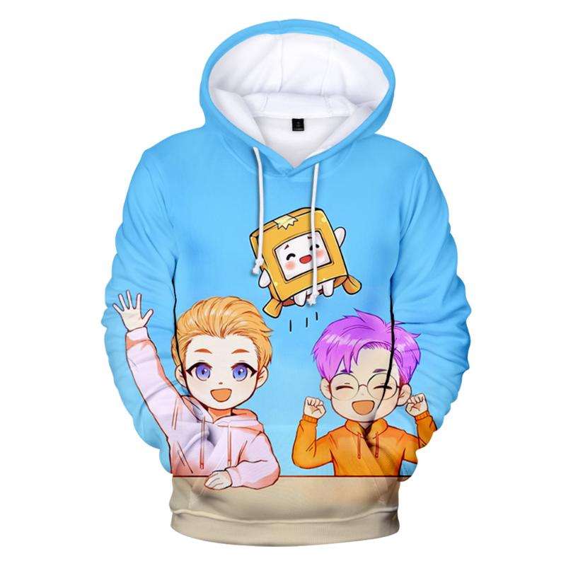 

Men's Hoodies & Sweatshirts Men-clothing 2021 Tops Lankybox 3D Printing And Women's Fashion Kawayi Y2K Kids Top, As shown