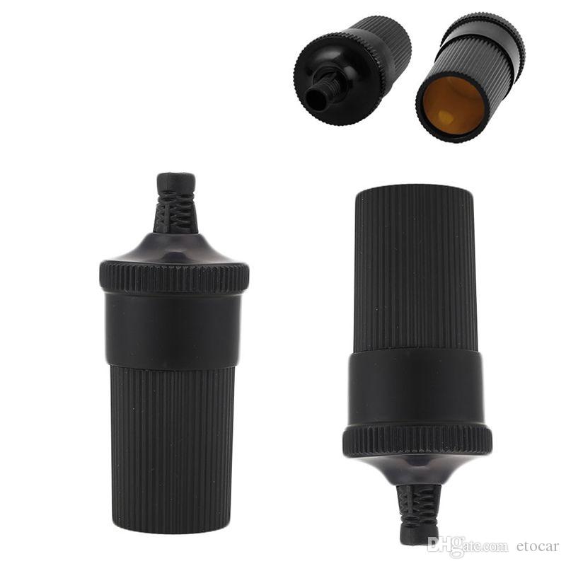 12V/24V Car Cigar Cigarette Lighter Female Inline Socket Plug Adapter Connector Sockets Connectors-image-705778232