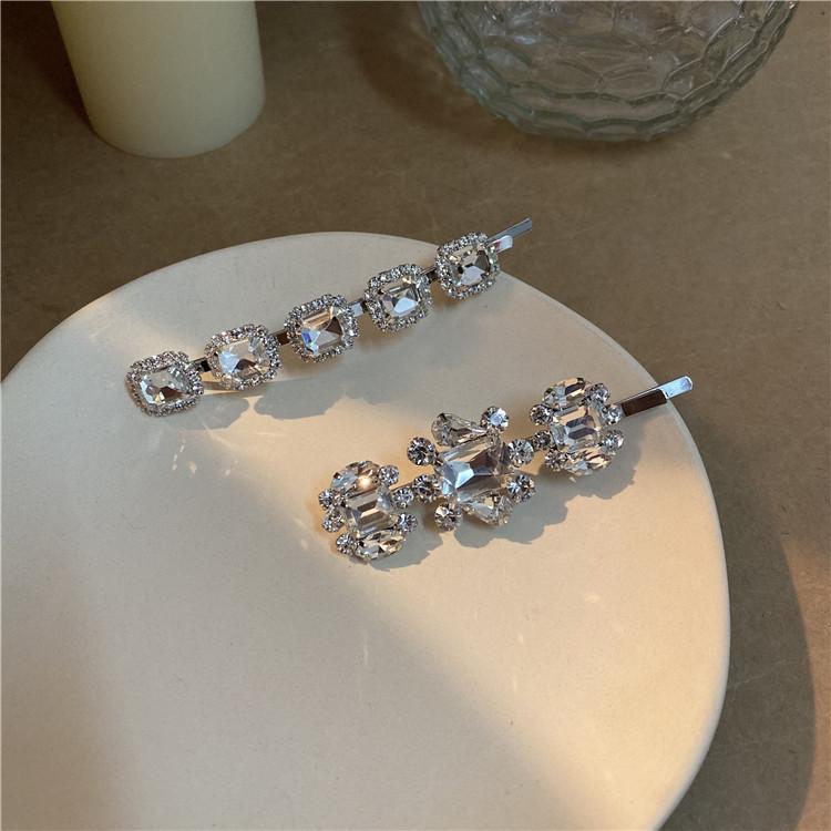 

Hair Accessories Women Fashion Shiny Rhinestone Clip Lady Wedding Headdress