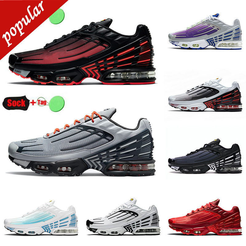 

36-452021 Arrival NIK Tuned Max Plus 3 Tn 2 Air Cushions Running Shoes Radiant Red Borwn Aqua Volt Mens Womens Sneakers Trainers 36-46, C34 hyper blue 36-45