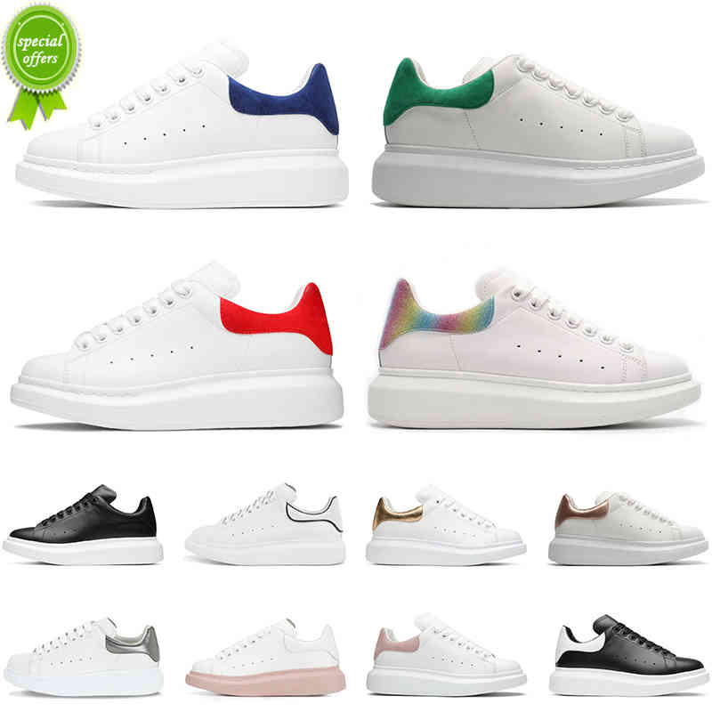 

36-44 2021 Fashion ACE Womens Mens Luxurys Designers Casual Shoe Leather Platform Shoes Women Trainers Sneakers Triple White Red Pink, #36 iridescent 36-44