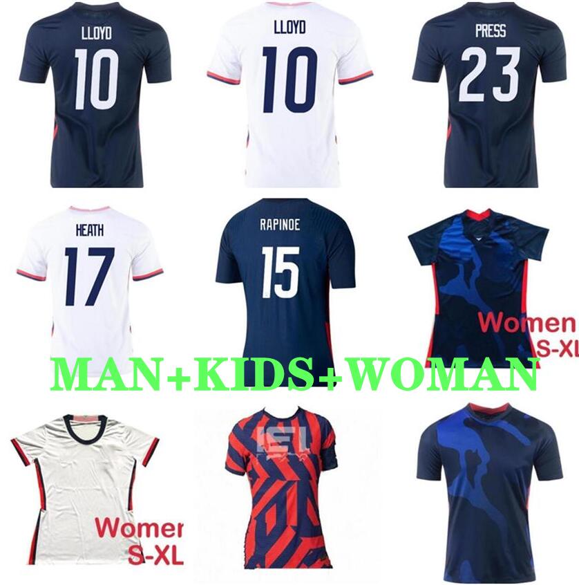 

Men Women kids kit World cup PULISIC Soccer Jersey ERTZ BRADLEY PUGH LLOYD ALTIDORE 2021 MORGAN America Football jerseys United States Shirt Camisetas, Ivory