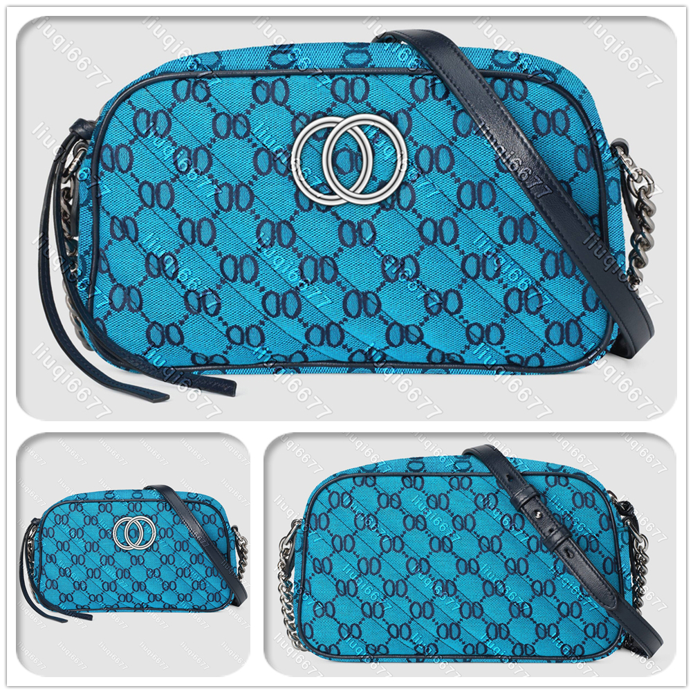 

Factory wholesale 6colors Womens Soho Disco Bag Totes Light Marmont Style Multicolor small Canvas shoulder bags Handbags Silver Chain Cross body Messenger Purse, Red