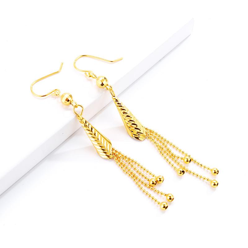 

Dangle & Chandelier Delicate Hanging Long Tassel Earrings Gold 14K Drop Earring For Women's Wedding Engagement Jewelry Girlfriend Birthday G, Silver