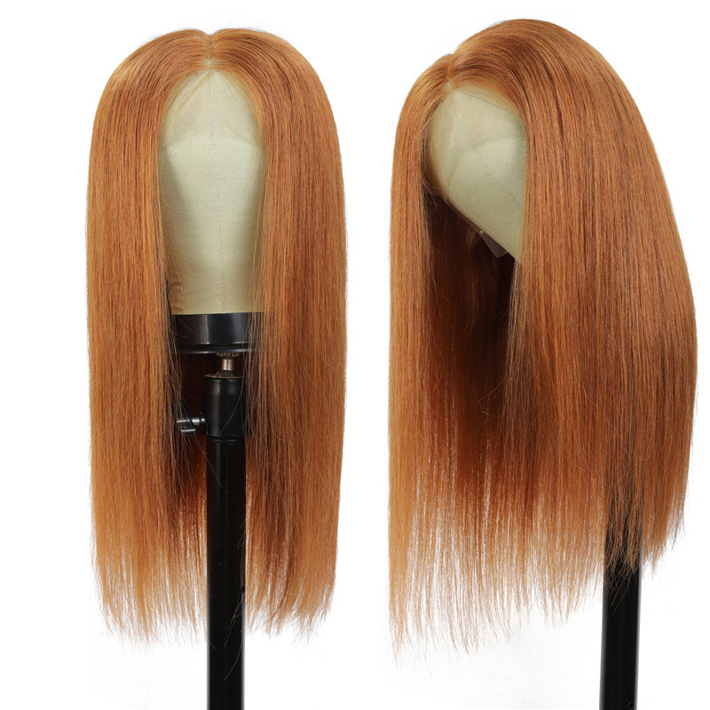 

26inch Brazilian Straight Lace Front Human Hair Wigs Pre Plucked 13x4 Lace Wigs for Black Women Brown Remy Human Hair Wig 150%, As the picture shows