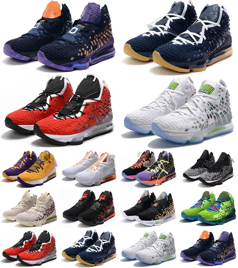 

Mens basketball Shoes 17 XVII Monstars Navy Heather Black-Multi-Color Mr. Swackhammer I Promise james 17s sport sneakers 40-46, As photo 1