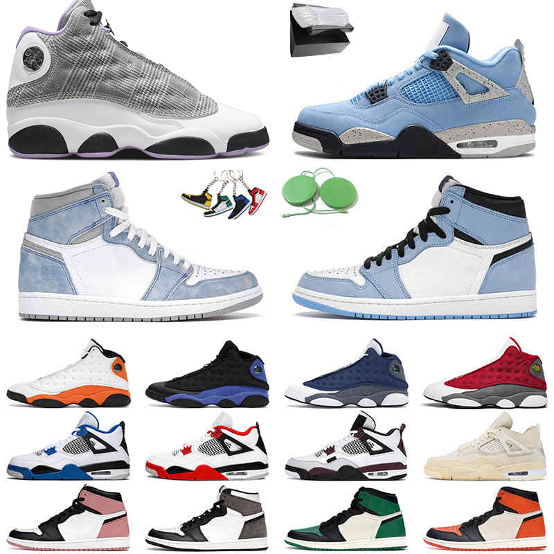 

Jumpman 4 Basketball Shoes men women University Blue 4s White Oreo Back Cat 13s Red Flint outdoor mens trainer