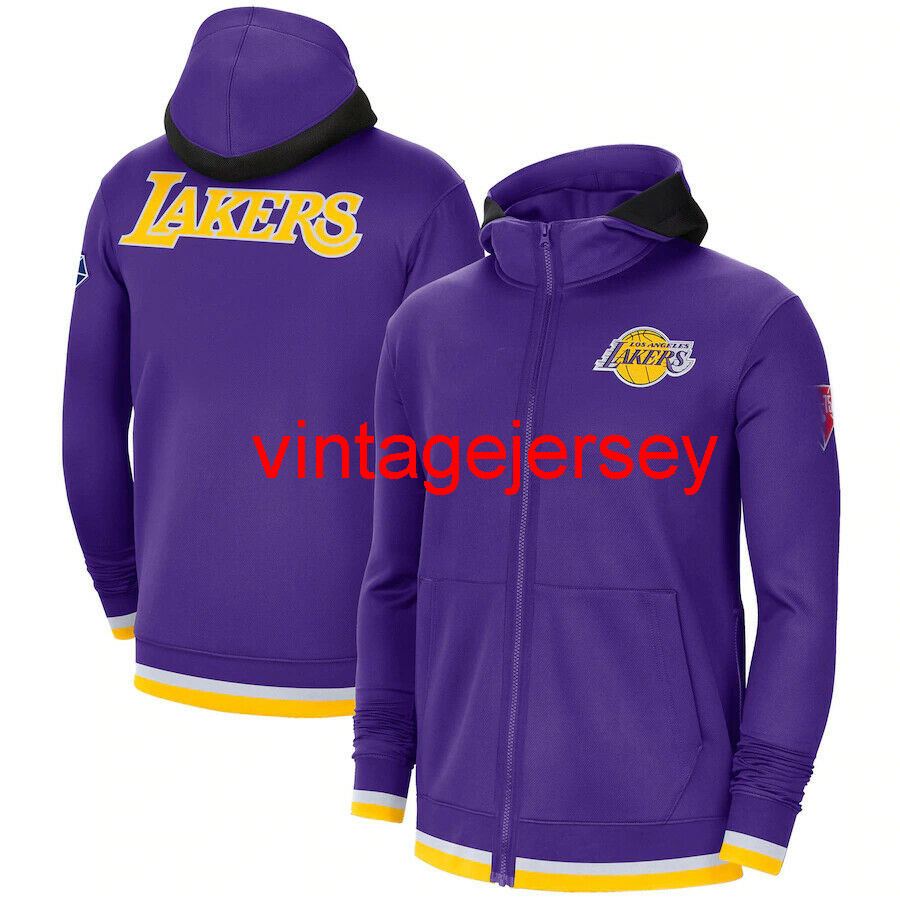 

Los Angeles 75th Anniversary Showtime Hoodie Full-Zip Jacket Size S-3XL, Purple