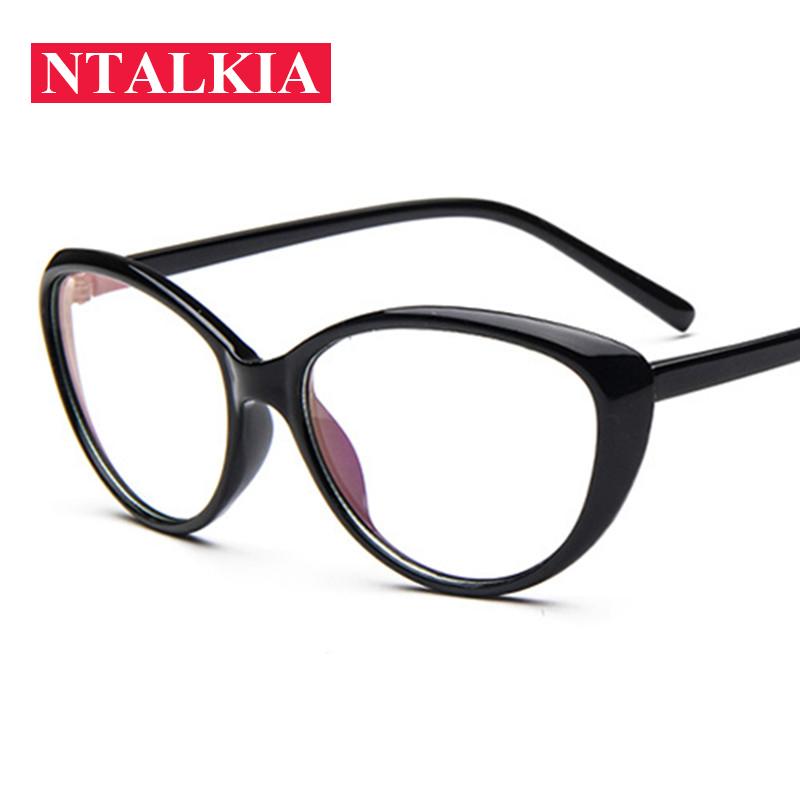 

Fashion Women Cat Eye Eyeglasses Frame Men Optical Glasse Retro Computer Glasses Transparent Sunglasses Frames