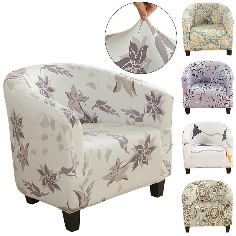 

Chair Covers Elastic Tub Couch Cover All-inclusive Armchair Slipcover Washable Furniture Protector Single Seat Sofa For Living Room