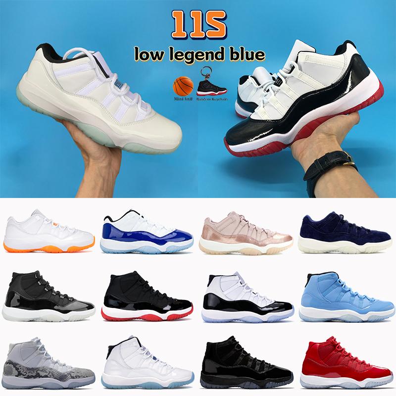 

mens basketball shoes 11s jumpman 11 Jubilee 25th Anniversary Bred Concord Win Like 96 Cap and Gown Bright Citrus Legend blue men women sports sneakers, Box