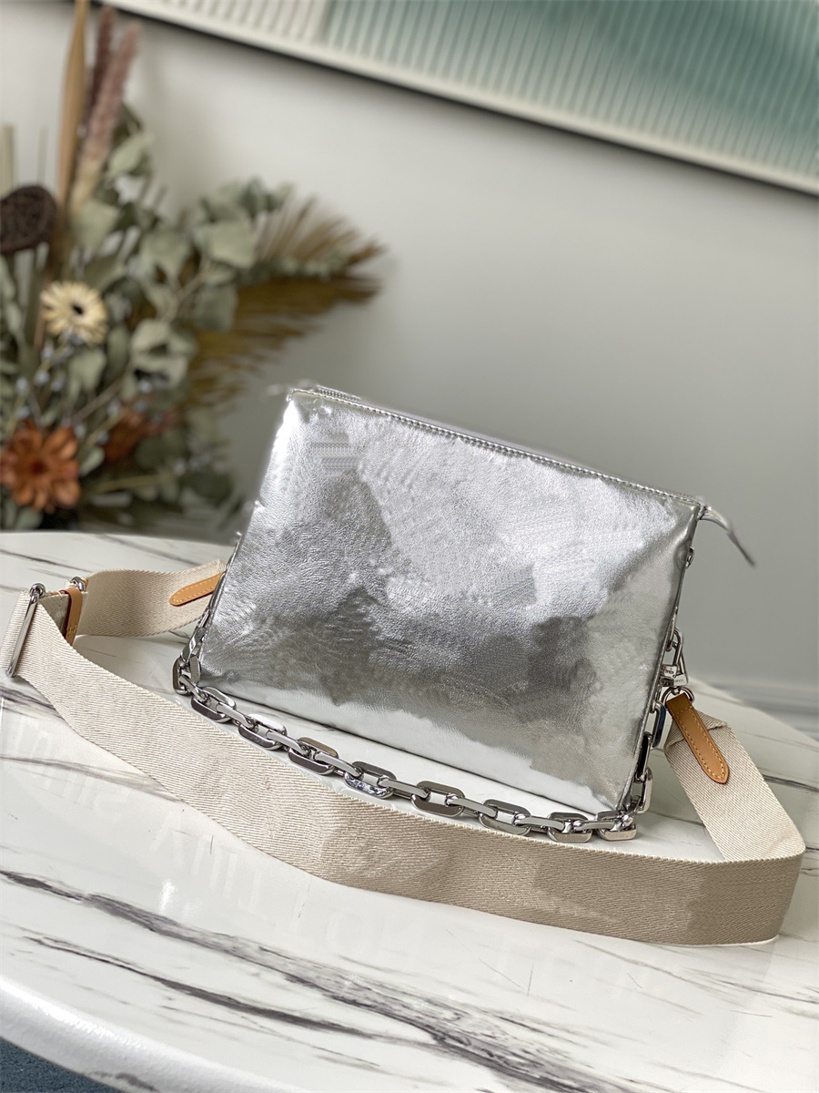 Luxury Summer 2021 embossed puffy leather chain bag classic COUSSIN PM handbag fashion-forward shoulder bags cross-body with the strap top q