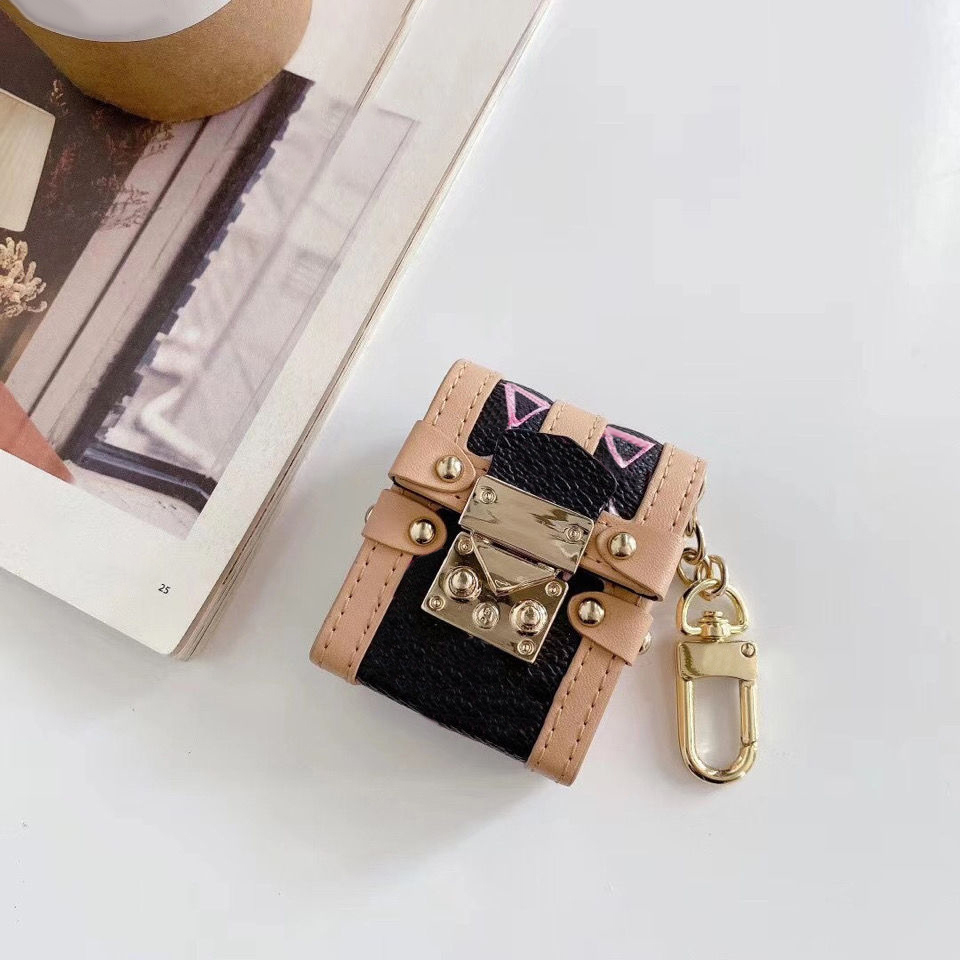 

Headset Accessories Luxurys Designers fashion AirPods Cases for Earphones 1 2 pro 3 High Quality airpod Case Hard Shell Protection Package Hook bags 4 colors good