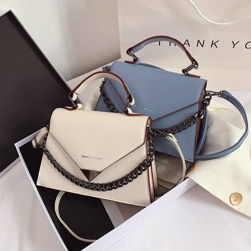 

Texture Msenger 2021 Spring Fashion Women's Single Shoulder Chain Handbag, White